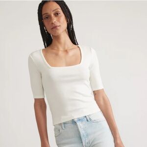 Marine Layer BUNDLE OF 2 Lexi square neck tops size XS Navy Blue sold out!!